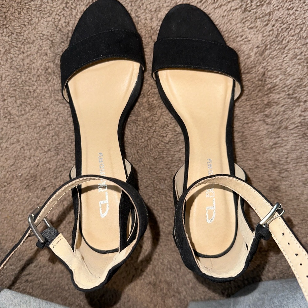 Black high heels